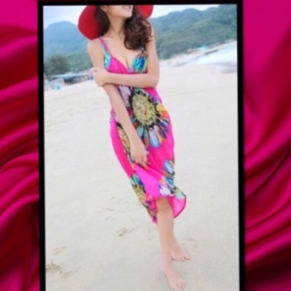 💖 Pink swimwear wrap💖